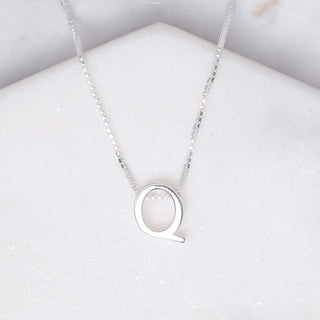 Alphabet Necklace - Q