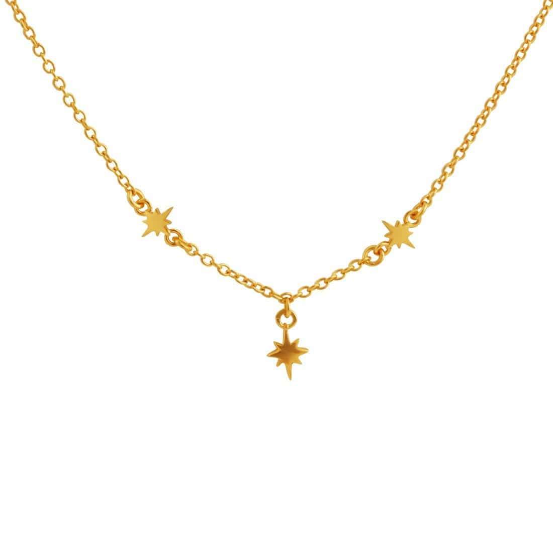 Midsummer Star Necklaces Gold Celestial Star Necklace