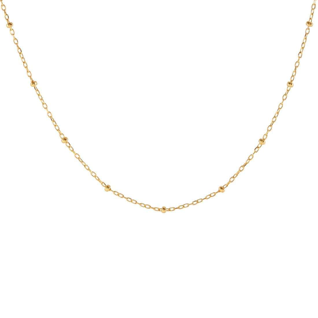 Disco Chain Necklace Gold