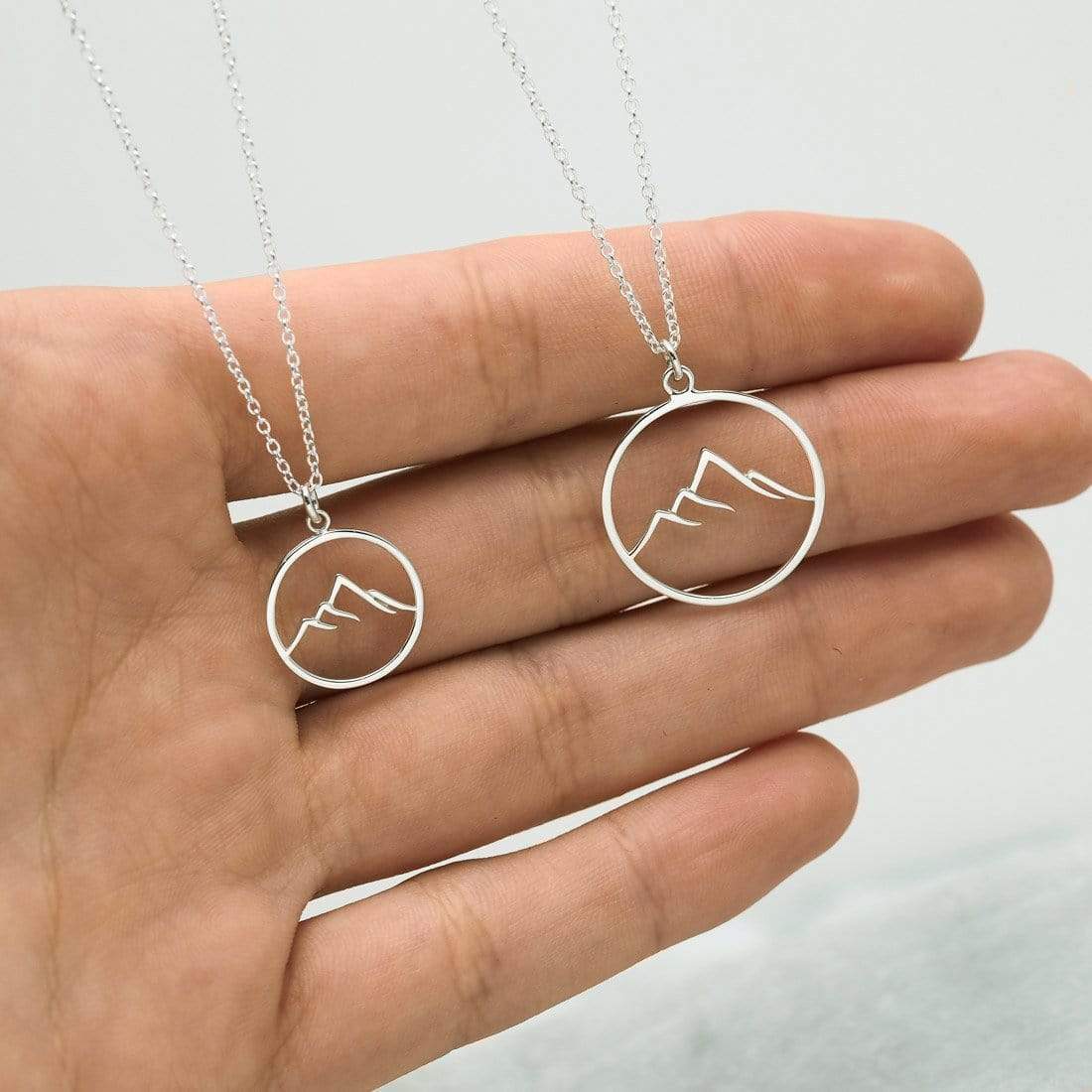 Sierra Peaks Mountain Necklace