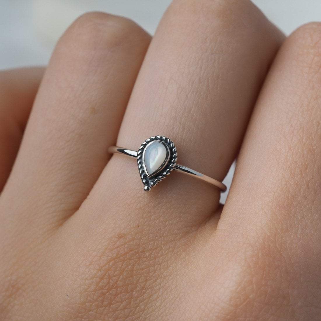 Luria Mother of Pearl Ring