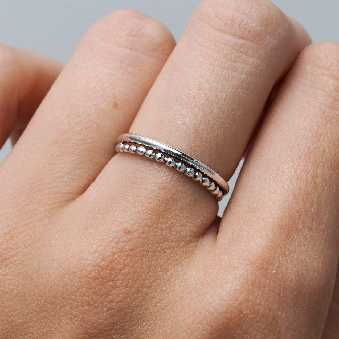 Tapered Beaded Ring - Midsummer Star
 - 1