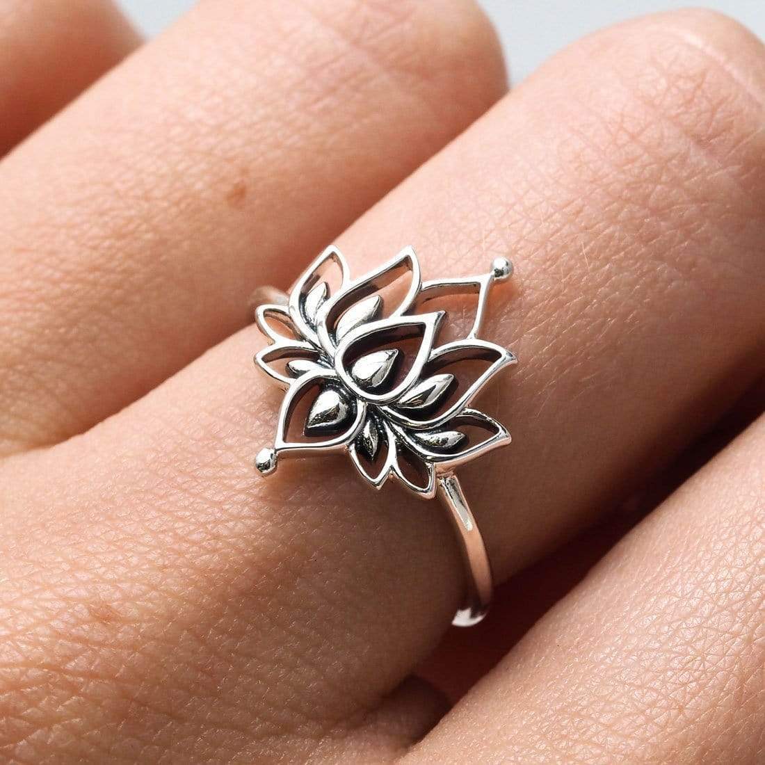 White Lotus Ring